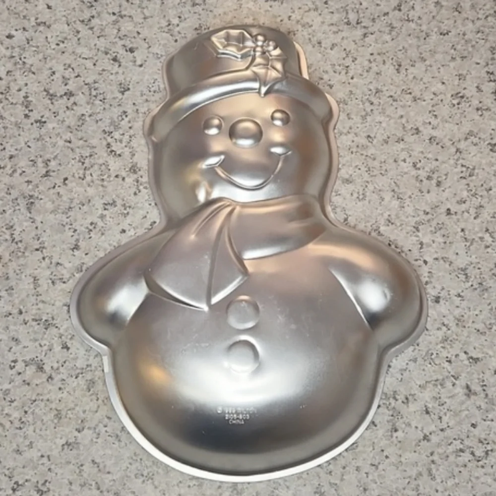 Wilton 1989 Vintage Merry Snowman Cake Pan